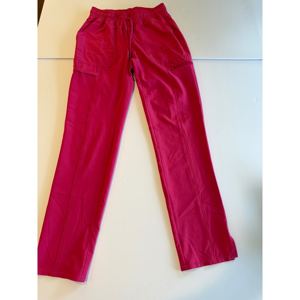 Scrubstar Womens Scrub Pants Bundle Pink Teal XS Recycled Performance Lot of 2 - Picture 2 of 6